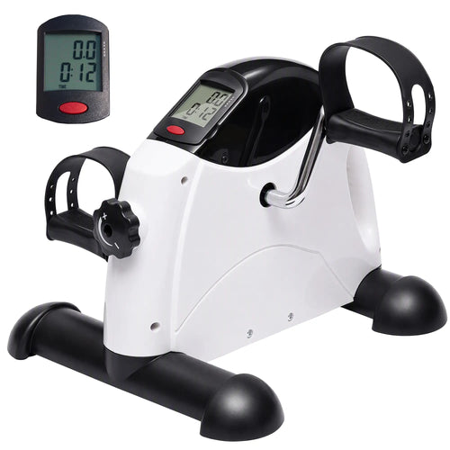Portable Mini Exercise Bike, Desk Pedal, Indoor Cycle, LCD Display