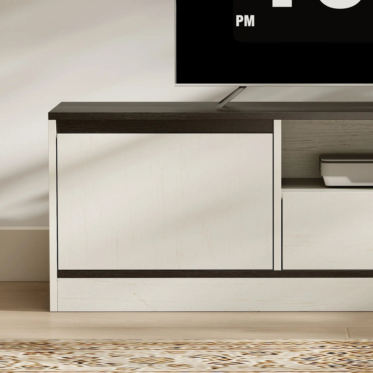 TV Stand For 55-60 Inch TV, Entertainment Center, White TV Stands at Gallery Canada