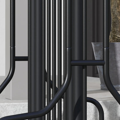 Steel Bike Rack, 35", 4-Bike Capacity, Dual-Side, for Garages Streets Bike Parking Stands at Gallery Canada