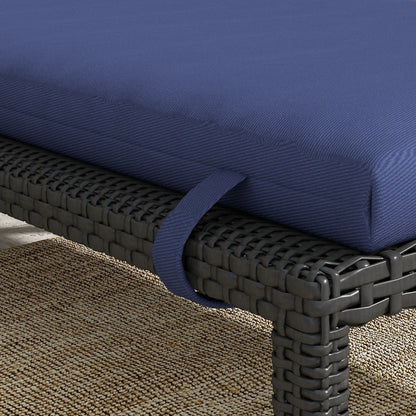 Patio Chaise Lounge Chair Cushions, Set of 2, Dark Blue Patio Chair Cushions at Gallery Canada