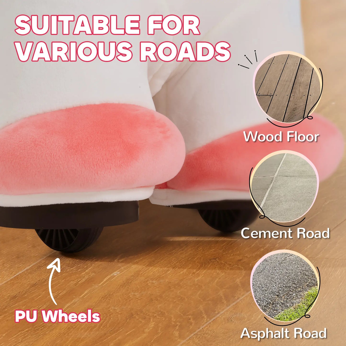 6V Ride On Unicorn, Battery Powered Kids Pony, 18-36 Months, White Rocking Horses at Gallery Canada