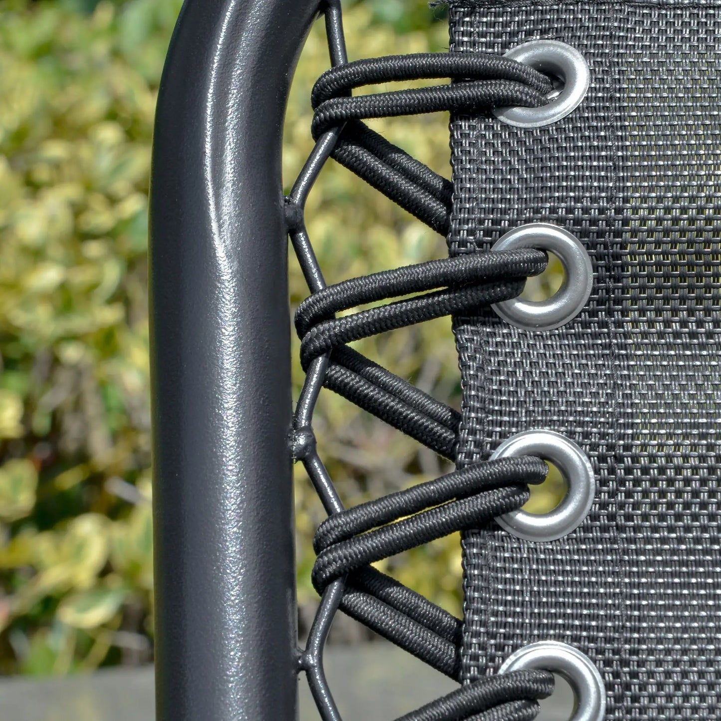 2 Person Porch Swing with Storage Table, Cup Holder, Canopy, Black Patio Swings with Stand at Gallery Canada