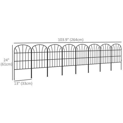 8 Pack Garden Fencing, Decorative Fence Panels, Animal Barrier, Flower Edging Garden Fences at Gallery Canada