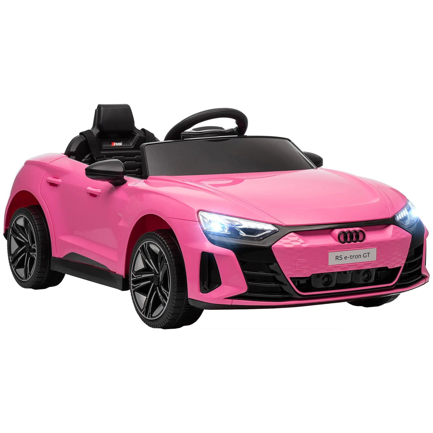 12V Ride-On Car with Remote Control, 3.1 MPH, Pink Electric Toy Cars at Gallery Canada