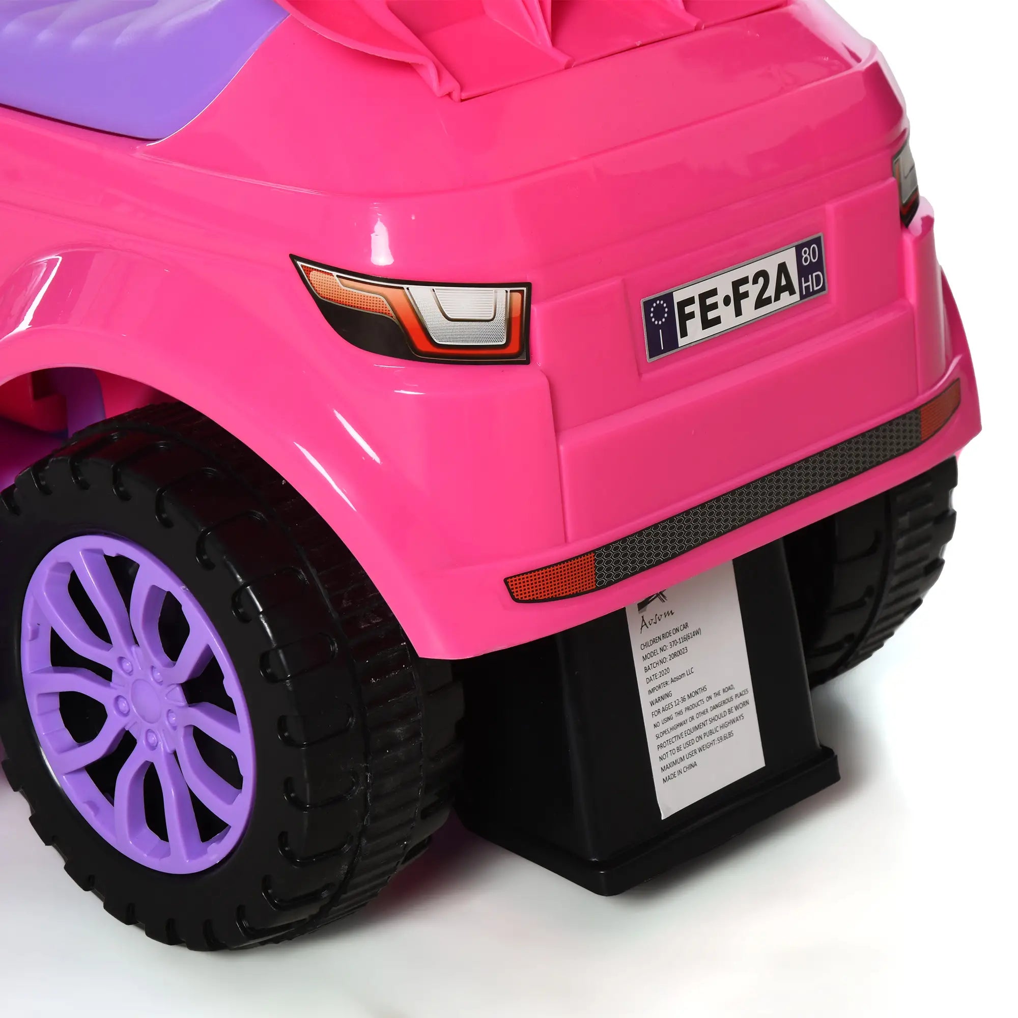 2 in 1 Kid Ride on Car, Push Stroller, 1-3 Years, Pink Push Cars for Toddlers at Gallery Canada