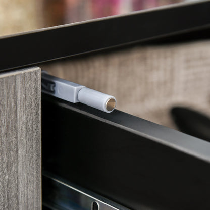 Modern Kitchen Sideboard, Coffee Bar Cabinet with 2 Drawers, Black Bar Cabinets at Gallery Canada
