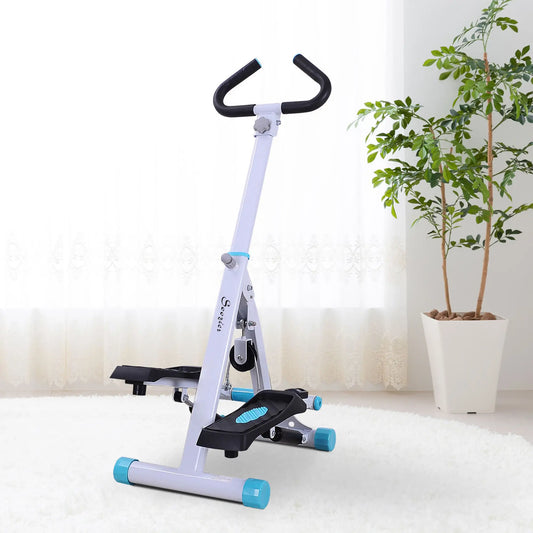 Height Adjustable Stair Stepper, LCD Monitor, Turquoise Aerobic Equipment White, Turquoise at Gallery Canada