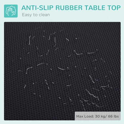 Foldable Pet Grooming Table for Dogs Cats with Adjustable Arm, Non-slip Surface, Black Dog Grooming Tables at Gallery Canada