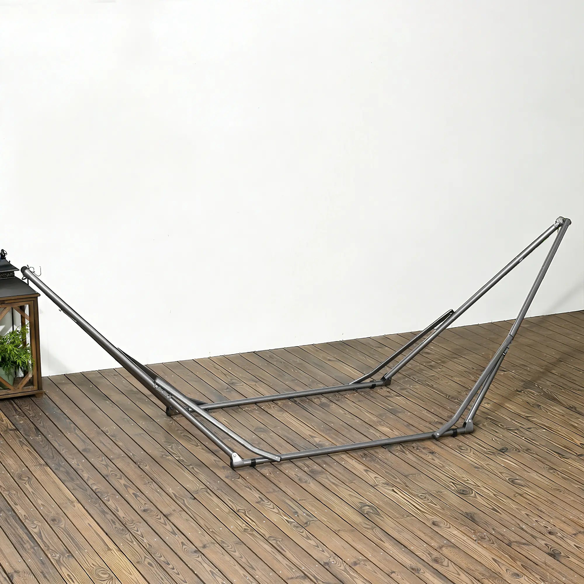 Portable Hammock Stand, 2-in-1 Net Stand, Patio, Garden, Black Hammock Stands at Gallery Canada