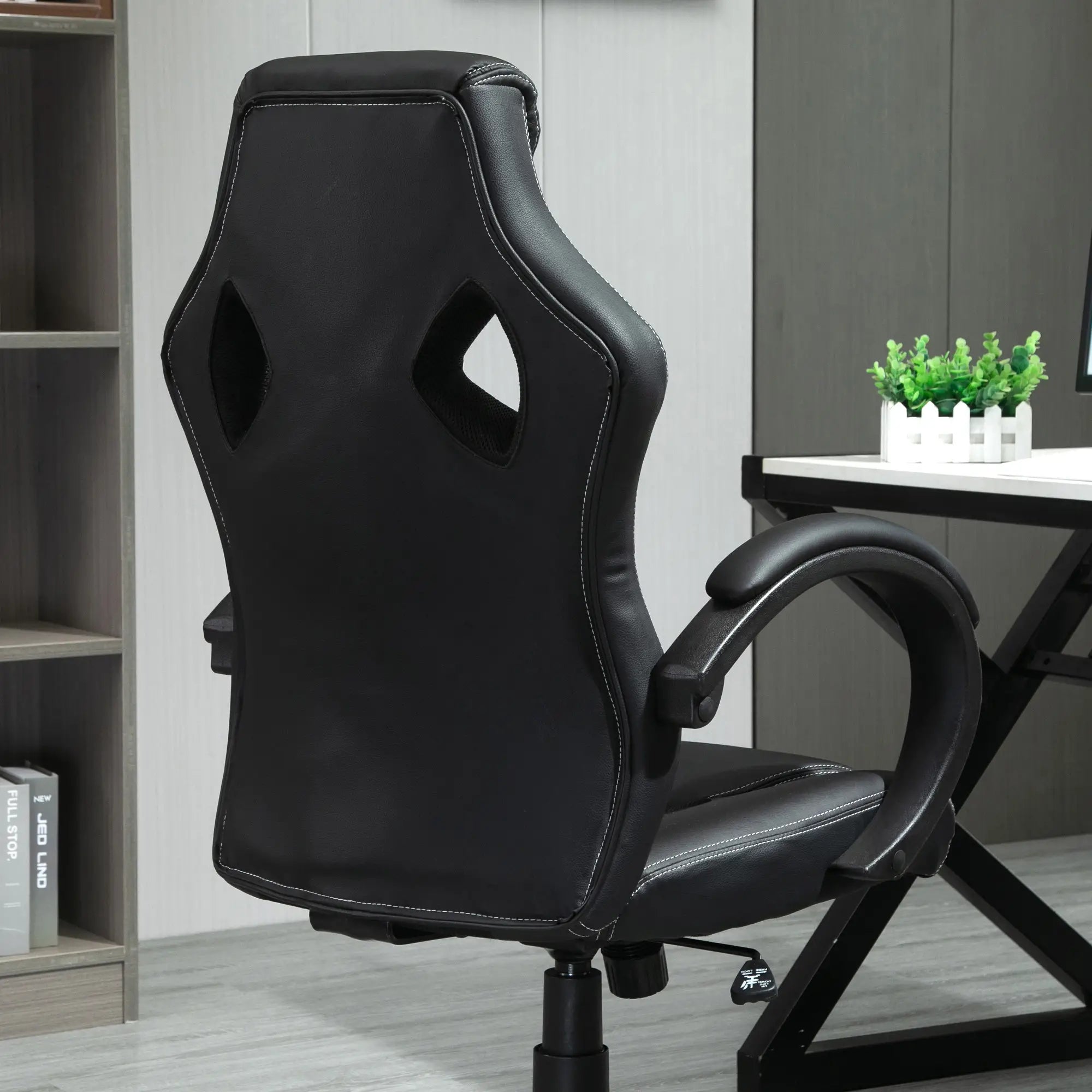 Racing Gaming Chair, Swivel Wheels, Padded Headrest, Tilt, Black Executive & Manager Chairs at Gallery Canada