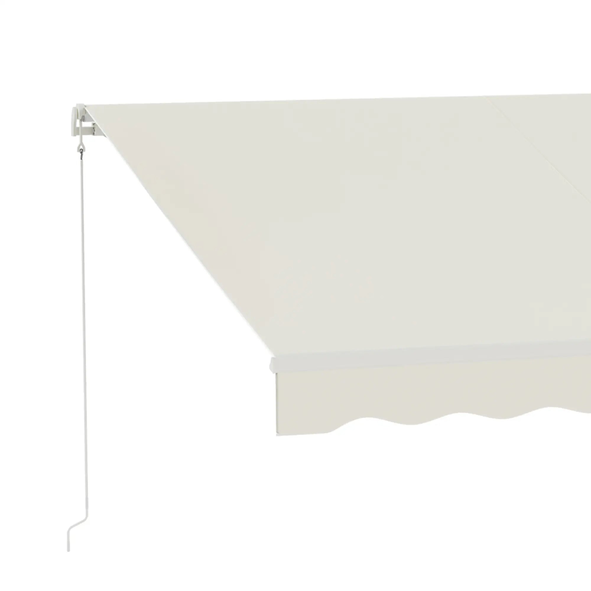 12'x10' Electric Retractable Awning, UV Protection, Cream Deck Awnings at Gallery Canada