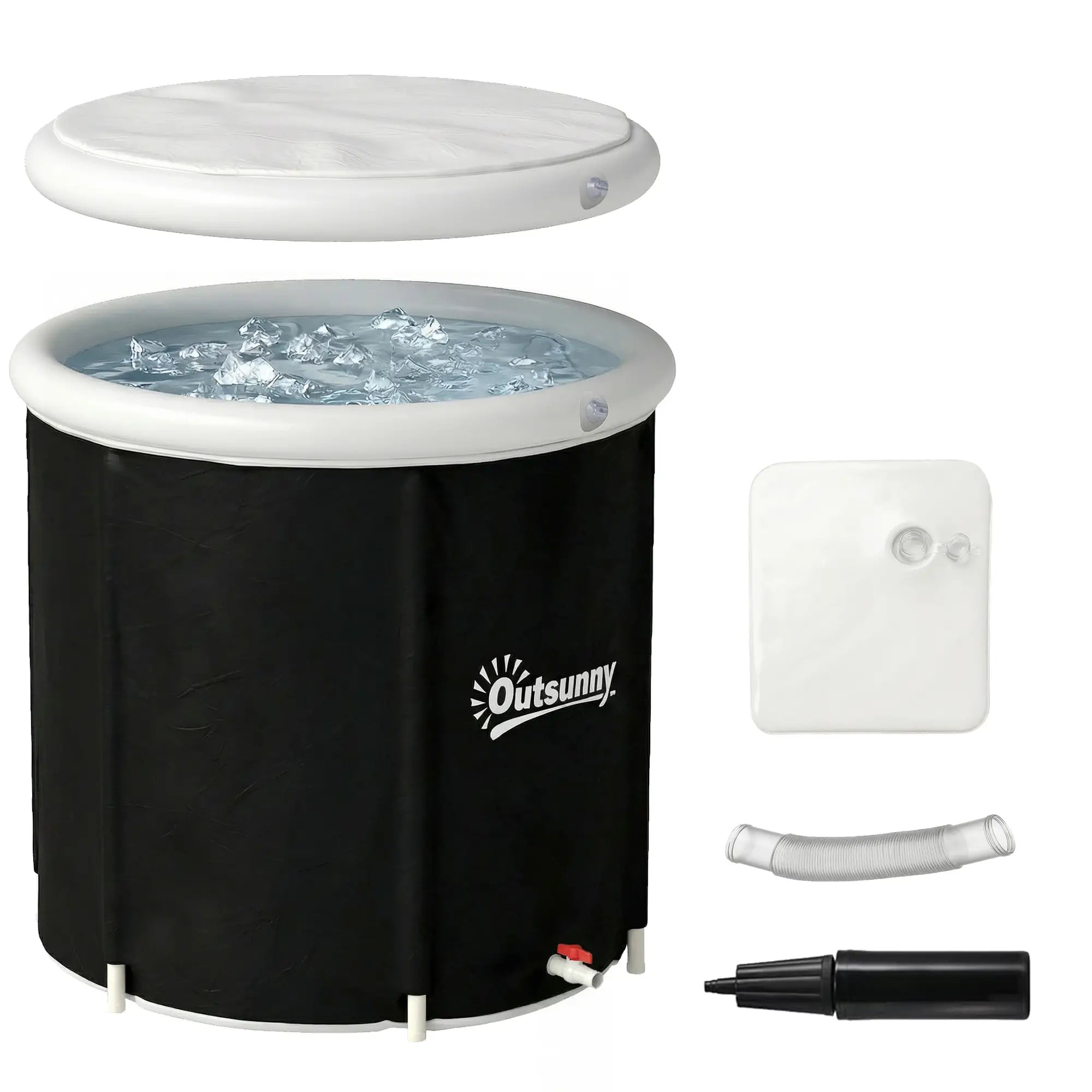 71 Gal Ice Bath Tub With Cover, Pump, Portable Inflatable Cold Plunge Outdoor Swimming Pools & Hot Tubs at Gallery Canada
