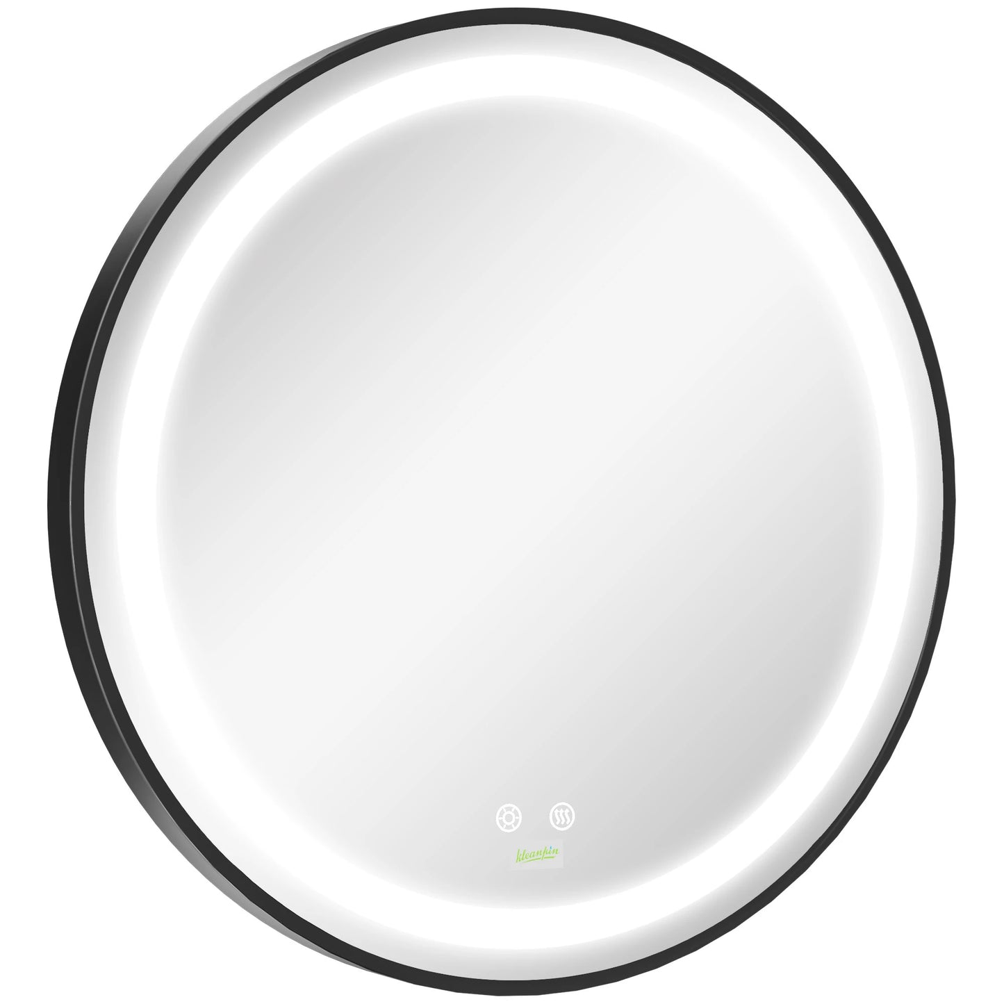 LED Bathroom Mirror, Dimmable Anti Fog, 3 Temperatures, 24 Inch, Color Wall Mirrors Black at Gallery Canada