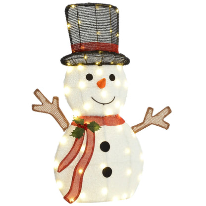 Lighted Snowman Yard Decoration, Indoor Outdoor, White Christmas Decorations White at Gallery Canada