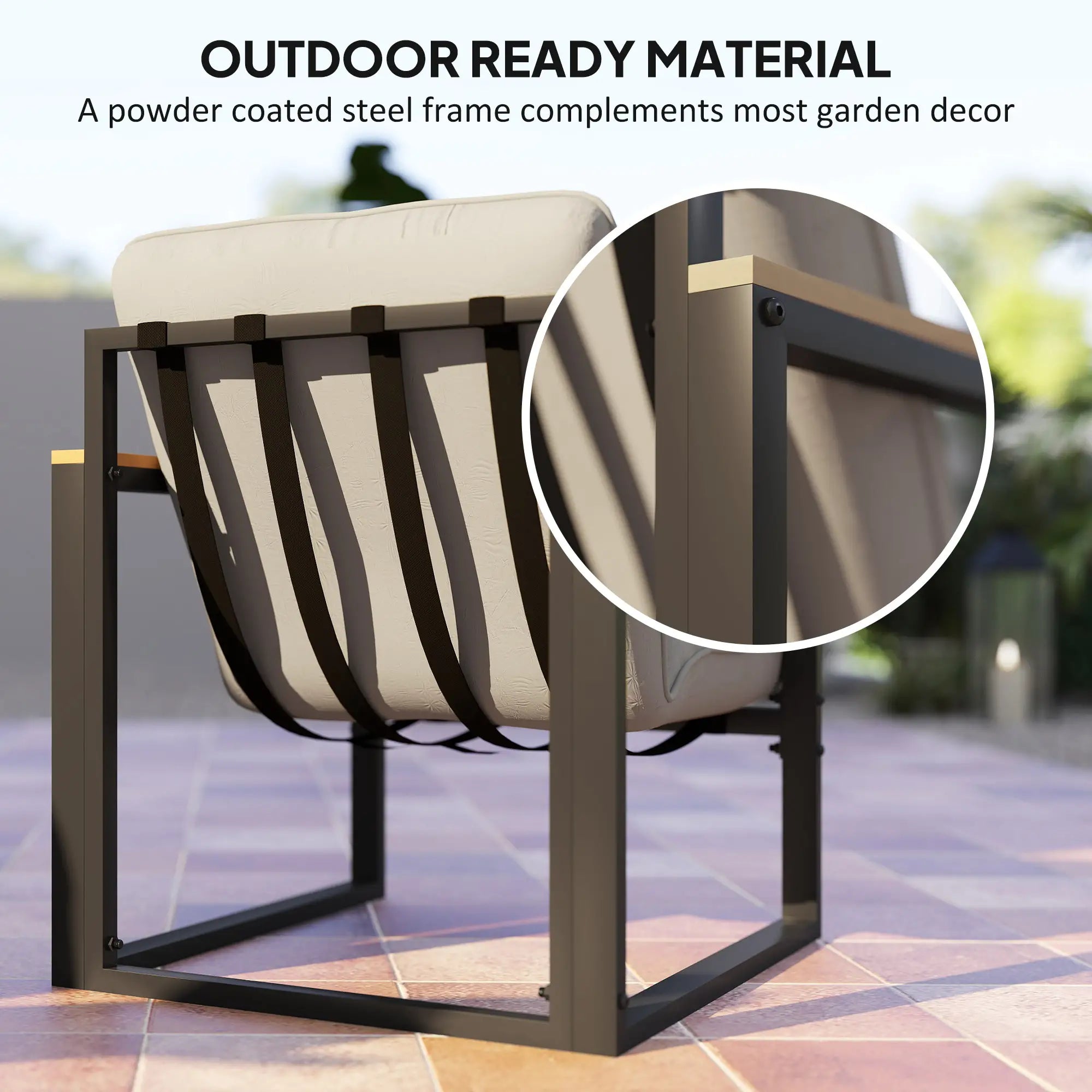 4 Piece Patio Furniture Set, Loveseat Sofa With Coffee Table, Light Grey Patio Furniture Sets at Gallery Canada