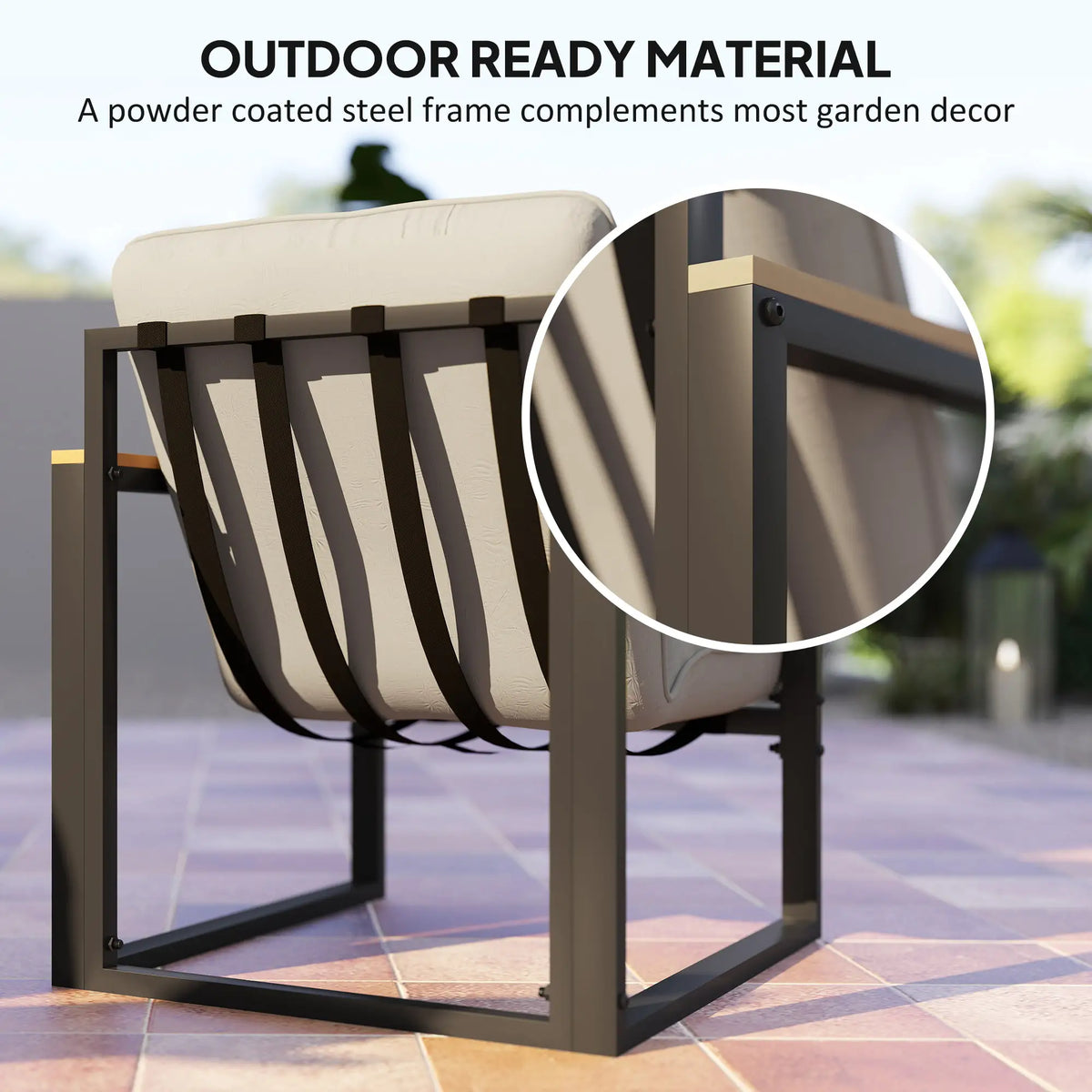4 Piece Patio Furniture Set, Loveseat Sofa With Coffee Table, Light Grey Patio Furniture Sets at Gallery Canada