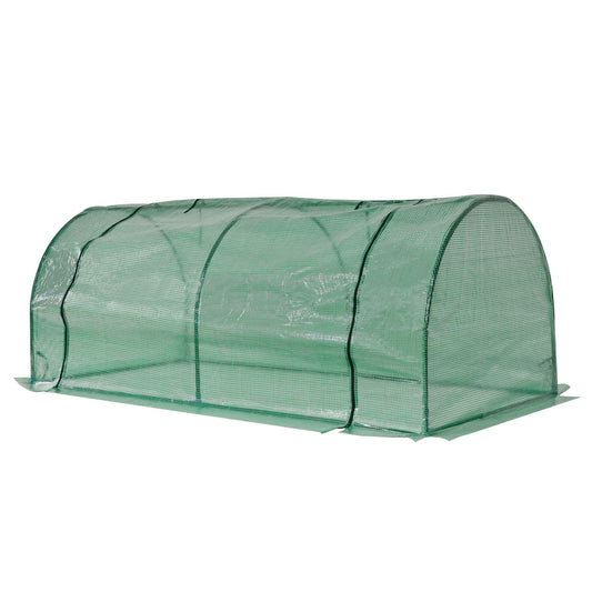 Mini Greenhouse Portable Hot House for Plants with Zippered Doors for Outdoor, Indoor, 79" x 39" x 32", Green at Gallery Canada