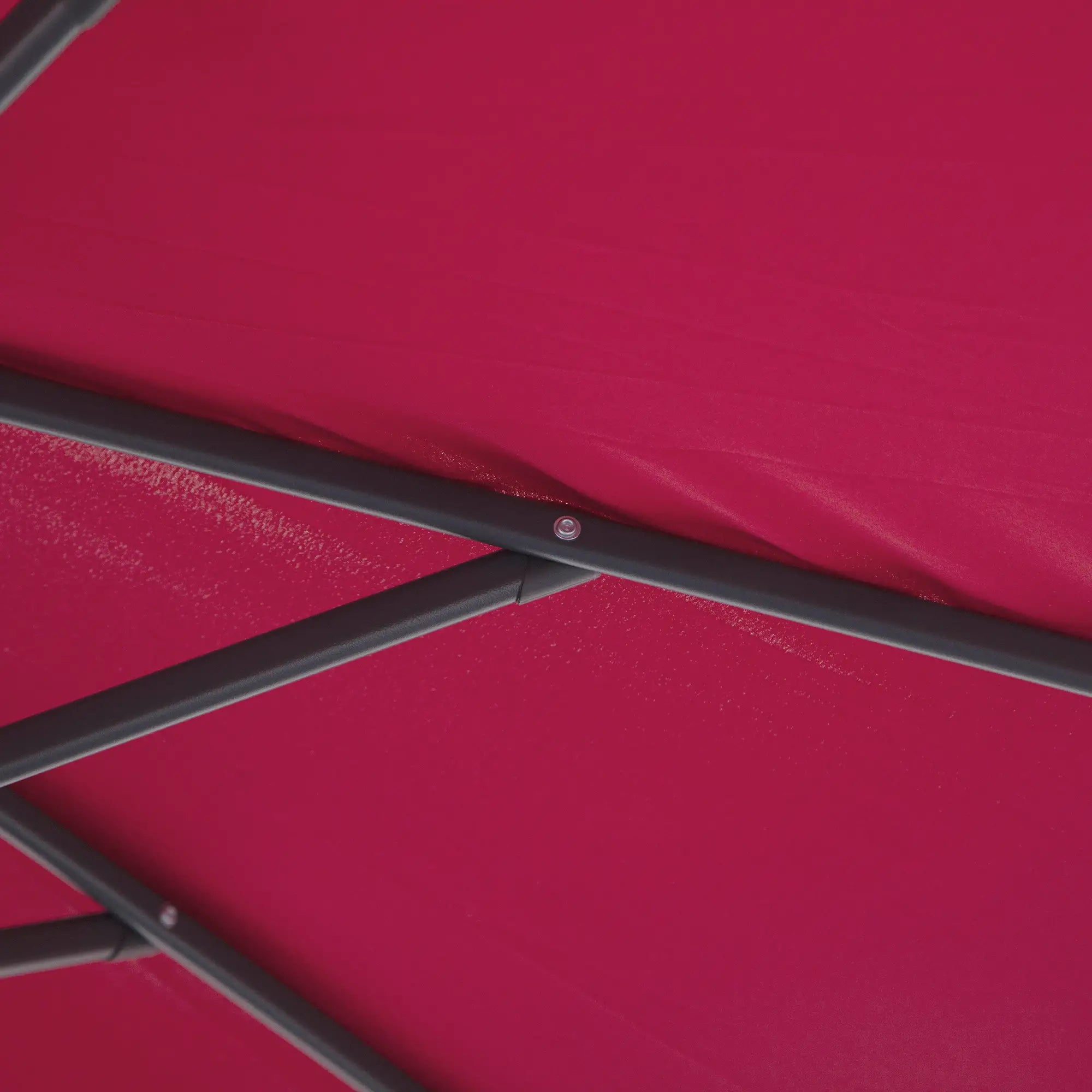 10' Deluxe Patio Umbrella, Banana Hanging Offset Sunshade, Wine Red Cantilever Umbrellas at Gallery Canada