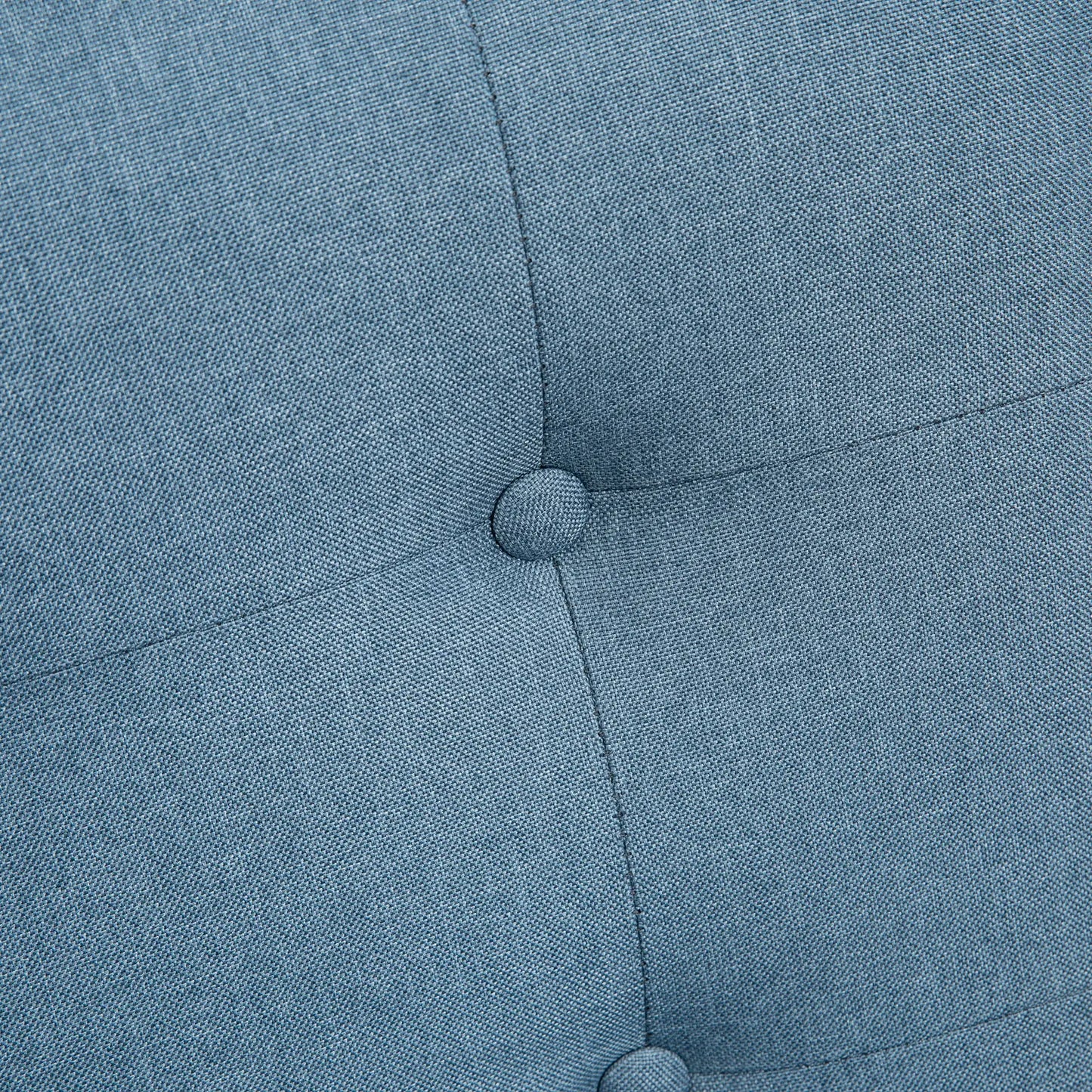 Modern Fabric Armchair, Tufted Back, Wood Legs, Thick Padding, Blue Accent Chairs at Gallery Canada