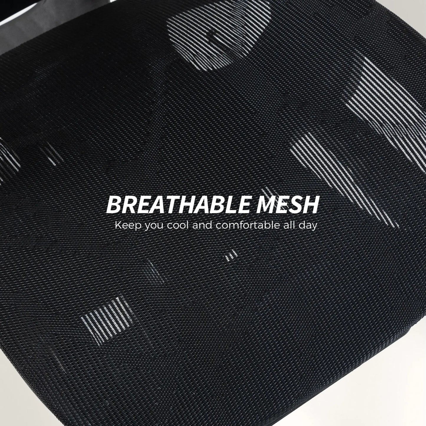 Ergonomic Mesh Office Chair, High Back, Lumbar Support, Black Task Chairs at Gallery Canada