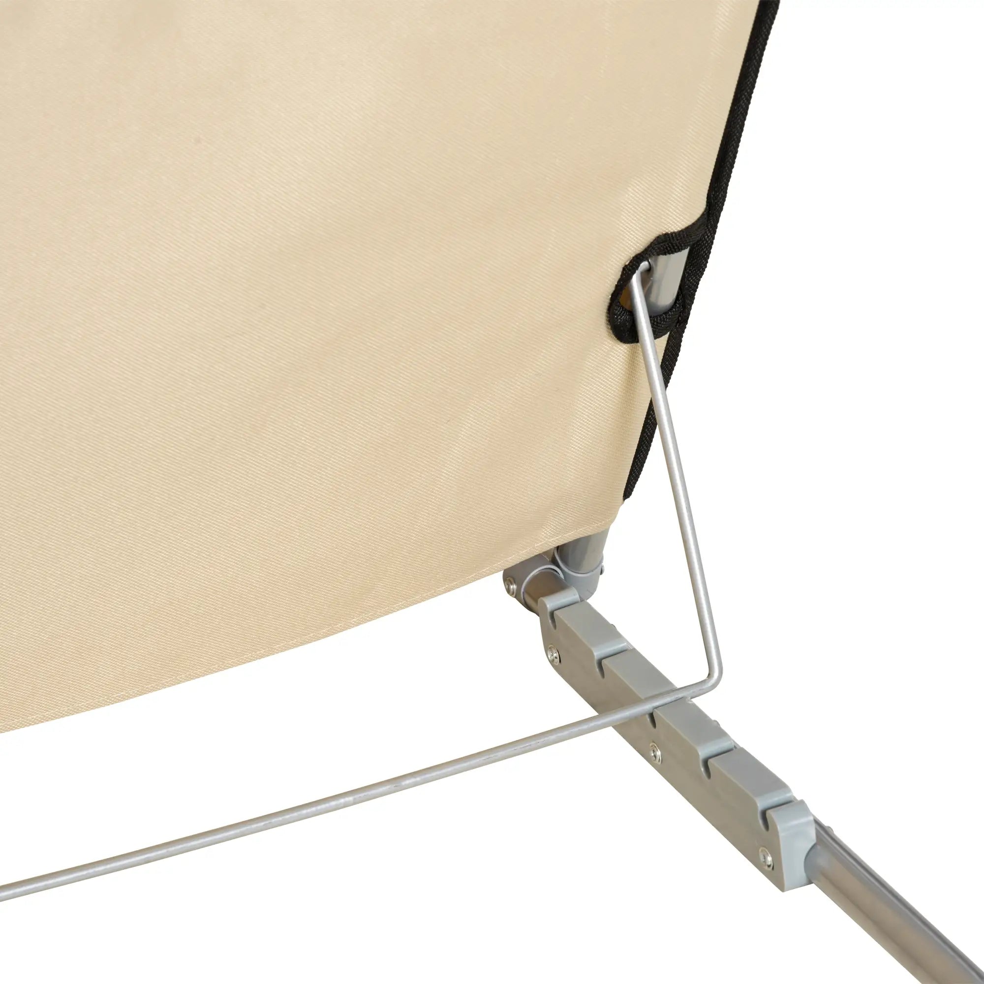 Beach Lounge Chair Set, 2 Pieces, Folding Chaise, Beige Beach Accessories at Gallery Canada