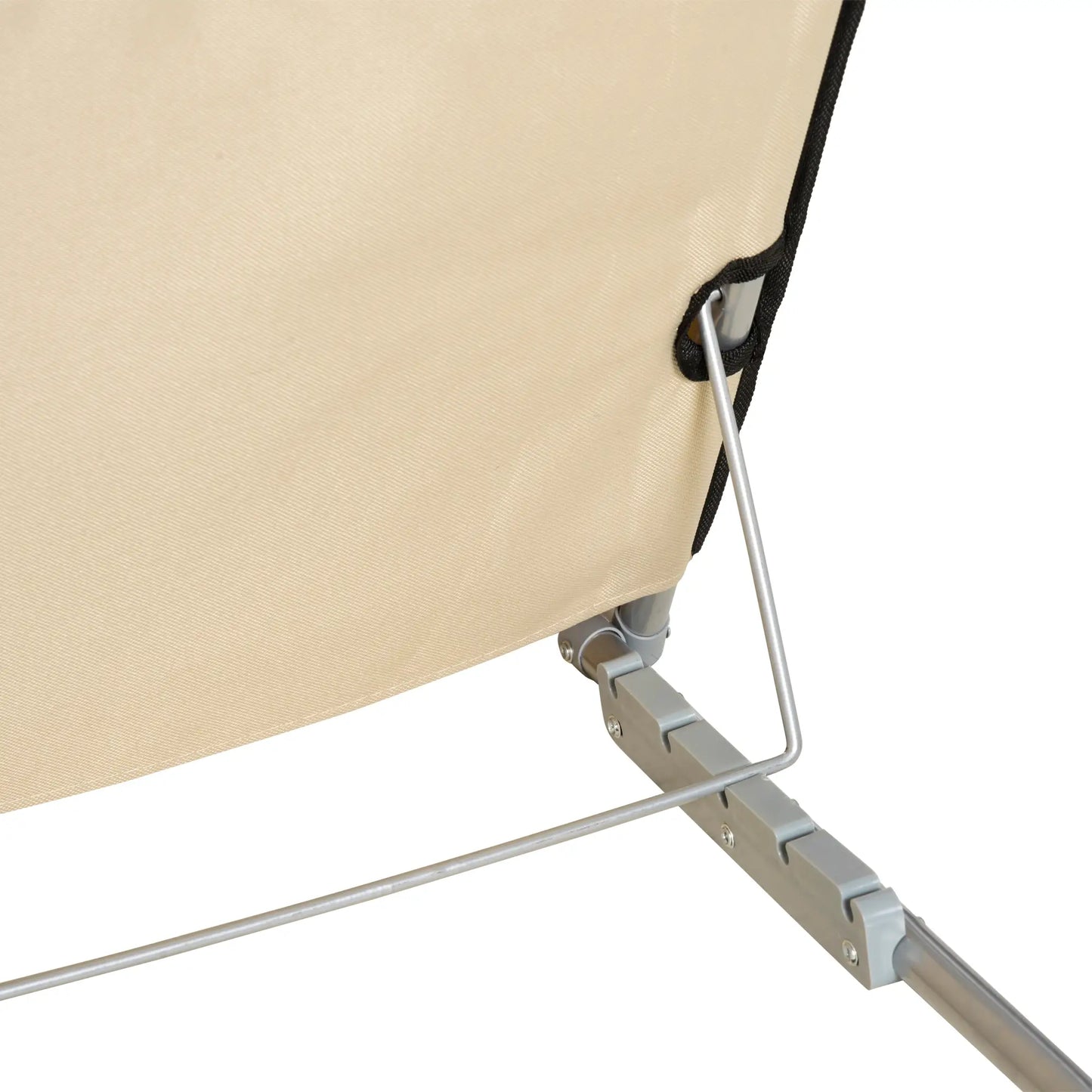 Beach Lounge Chair Set, 2 Pieces, Folding Chaise, Beige Beach Accessories at Gallery Canada