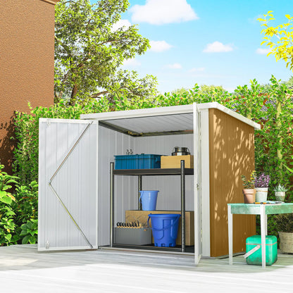 5' x 3' Metal Garden Storage Shed With Double Doors Sheds at Gallery Canada
