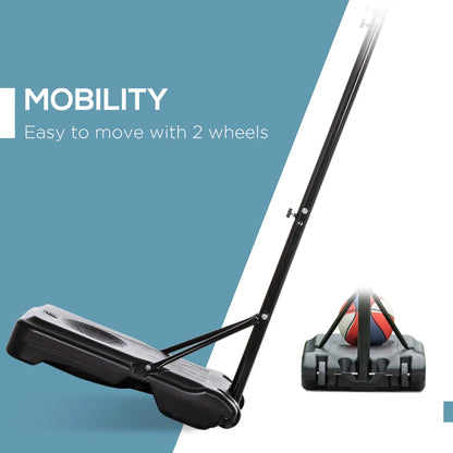 Basketball Hoop and Stand, 5.2-6.9ft Height Adjustable, Black Basketball at Gallery Canada