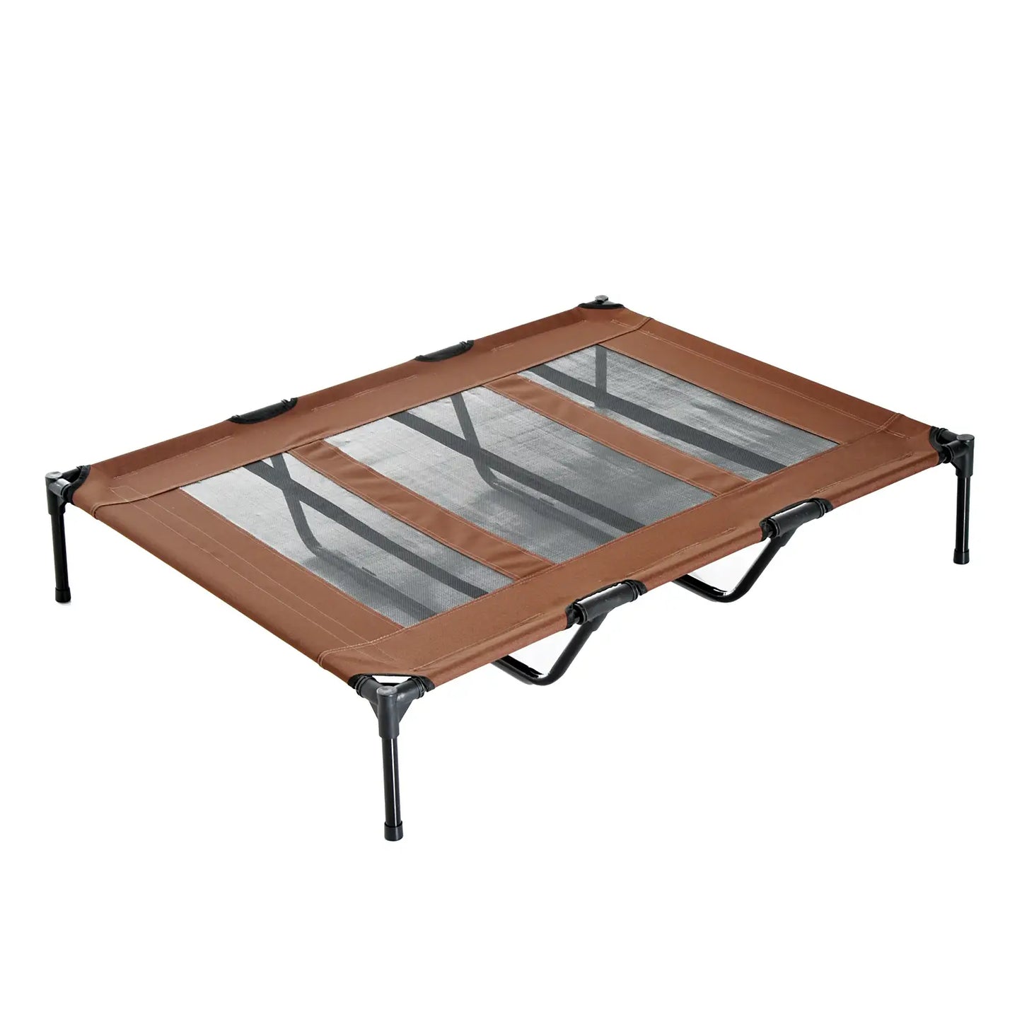 Elevated Dog Bed, XL Dog Cot, 48" x 36" x 9", Coffee Elevated Dog Beds at Gallery Canada
