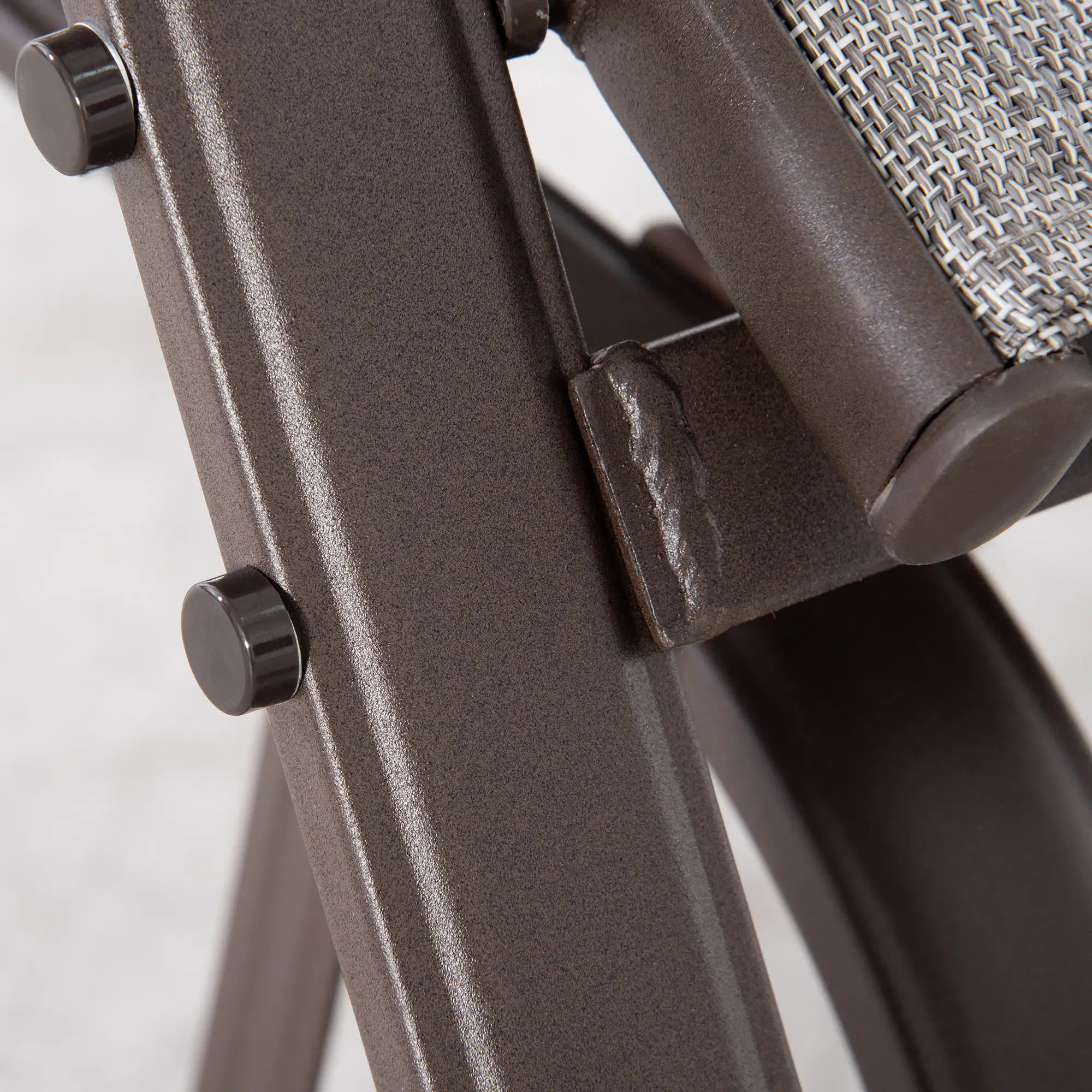 Outdoor Glider Chair, Steel Frame, Mesh Fabric, Garden, Grey Outdoor Gliders at Gallery Canada
