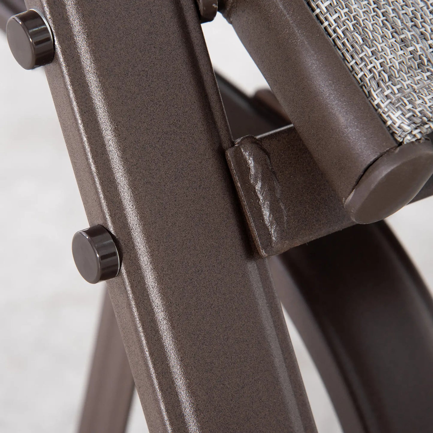 Outdoor Glider Chair, Steel Frame, Mesh Fabric, Garden, Grey Outdoor Gliders at Gallery Canada