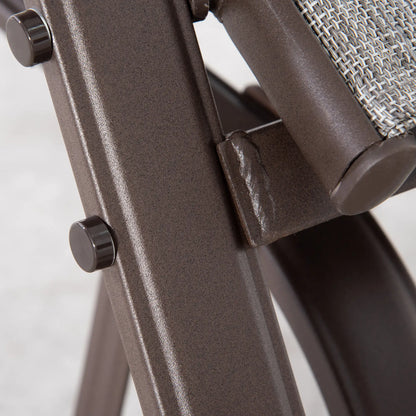 Outdoor Glider Chair, Steel Frame, Mesh Fabric, Garden, Grey Outdoor Gliders at Gallery Canada