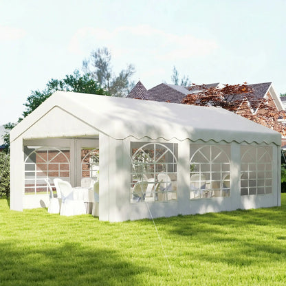20'x13' Heavy Duty Portable Event Tent, White Canopy Tents at Gallery Canada