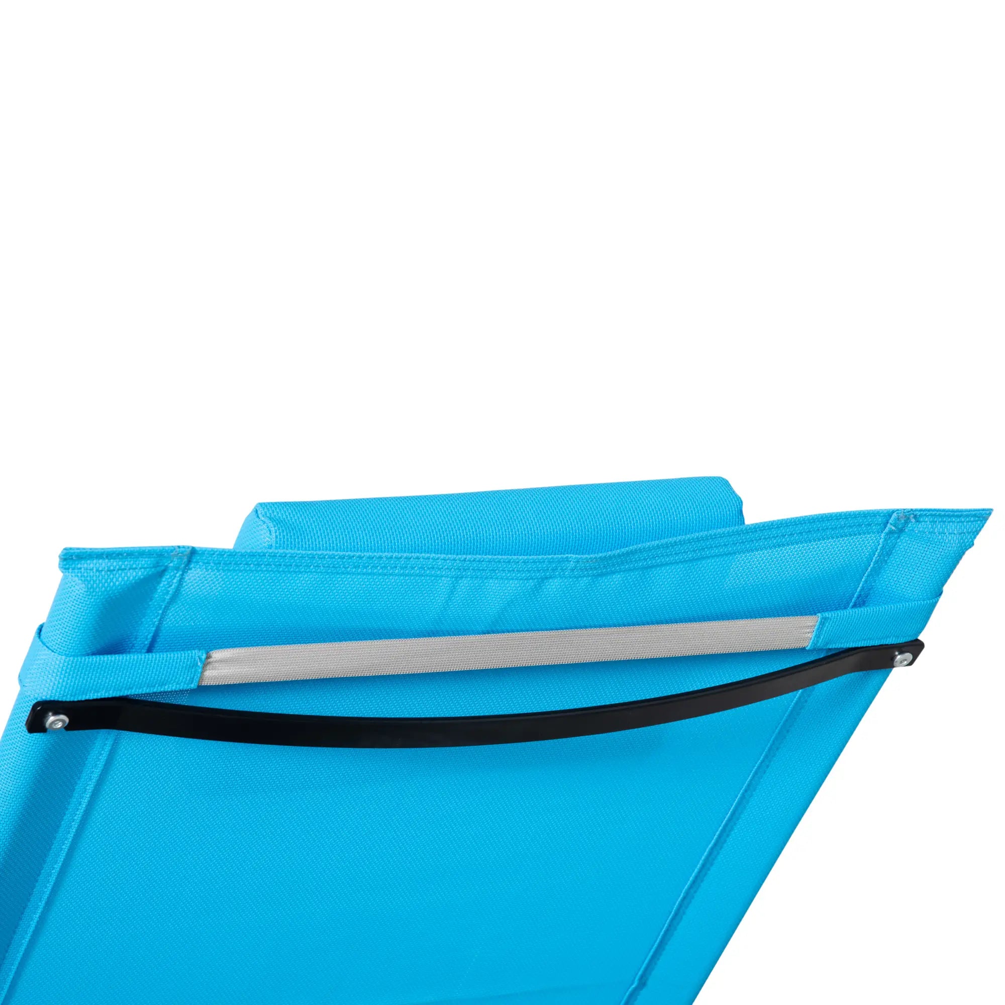 Outdoor Rocking Chair, Mesh Fabric, Removable Headrest, Side Pocket, Dark Blue Outdoor Rocking Chairs at Gallery Canada