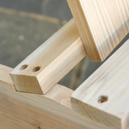Outsunny Wood Adirondack Chair, Natural Patio Chairs at Gallery Canada