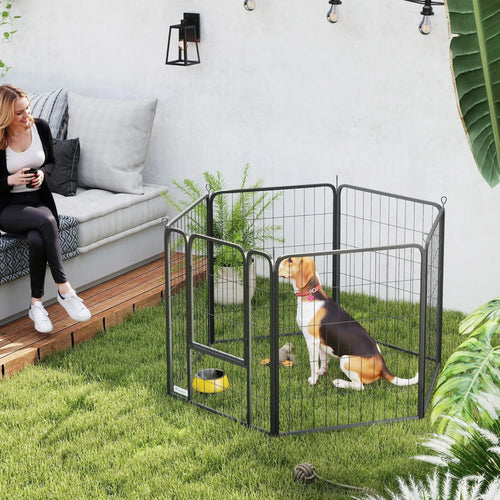 6 Panels Heavy Duty Dog Playpen, 31.5