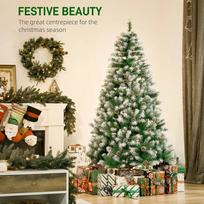 6ft Artificial Christmas Tree, Unlit Full, 800 Branches, 61 Pine Cones, Fir Artificial Christmas Trees at Gallery Canada