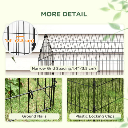 87" Small Animal Cage with Roof, Indoor/Outdoor Use, for Chicken, Rabbits, Chinchillas, Silver Houses & Habitats at Gallery Canada