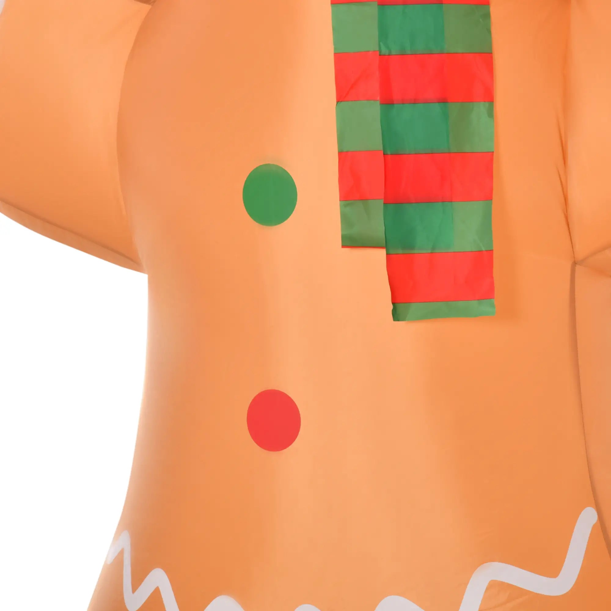 8ft Inflatable Gingerbread Man with Candy Cane, LED Lights Yard Decoration Christmas Inflatables at Gallery Canada