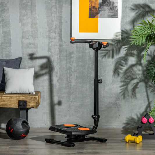 Foldable Ab Twister Board, Waist Trimmer, Workout Equipment with Screen Aerobic Equipment Black, Red at Gallery Canada