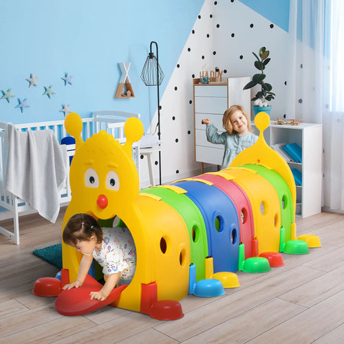 Caterpillar Tunnel for Kids, 3-6 Years, Multicoloured