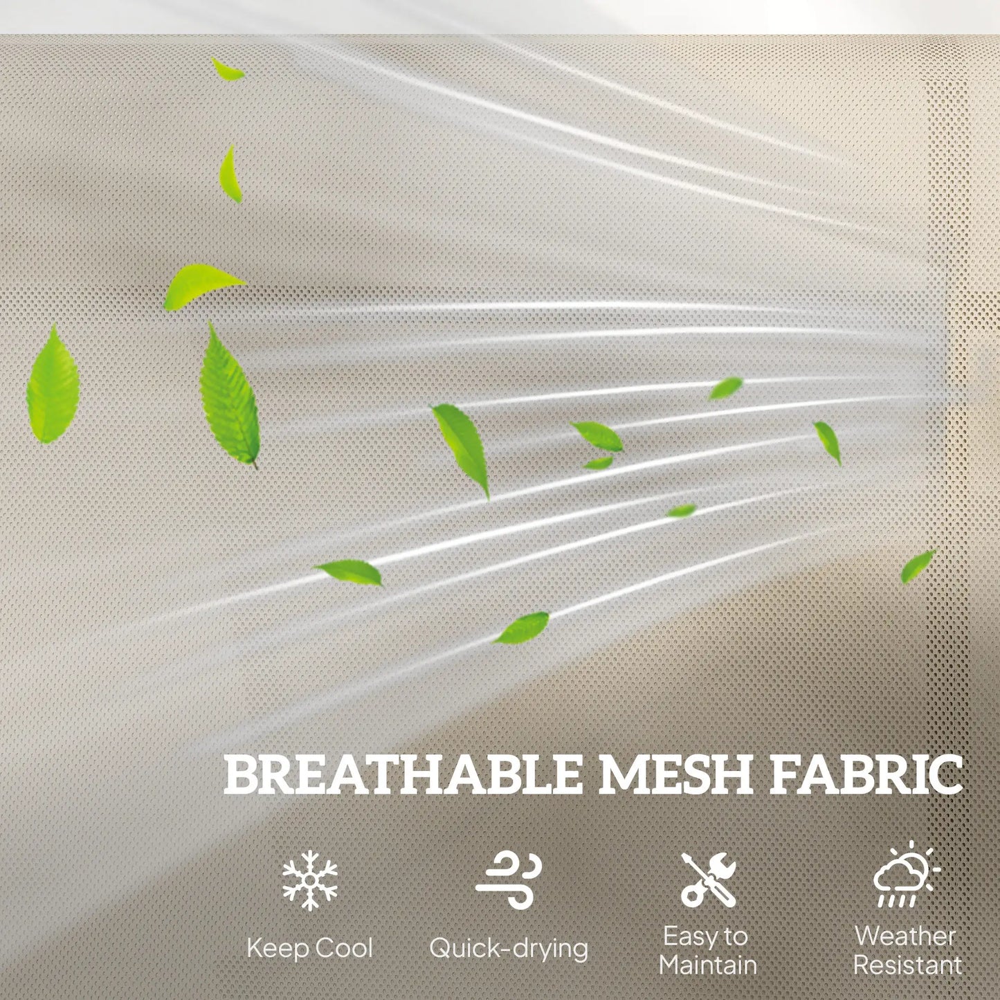 2-Person Outdoor Glider Chair, Mesh Seat, Steel Frame, Khaki Outdoor Gliders at Gallery Canada