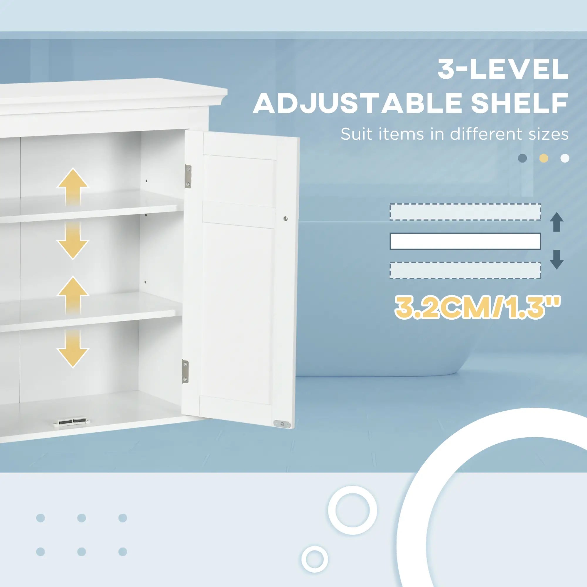 Bathroom Medicine Cabinet, Over Toilet Storage, Adjustable Shelves, Grey Wall Mounted Cabinets at Gallery Canada