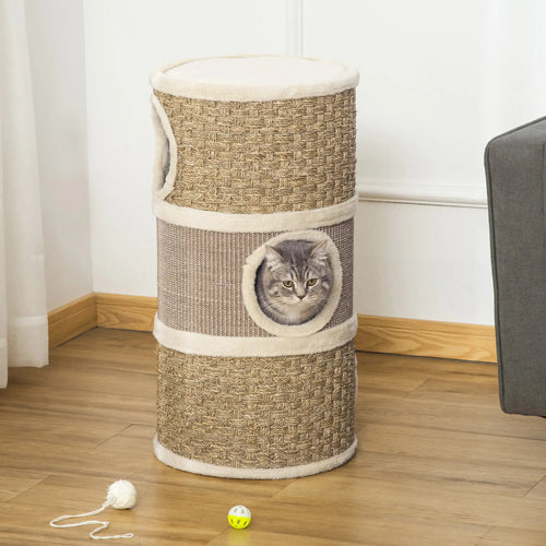3 Story Cat Condo with Sisal Scratching Surface, 15