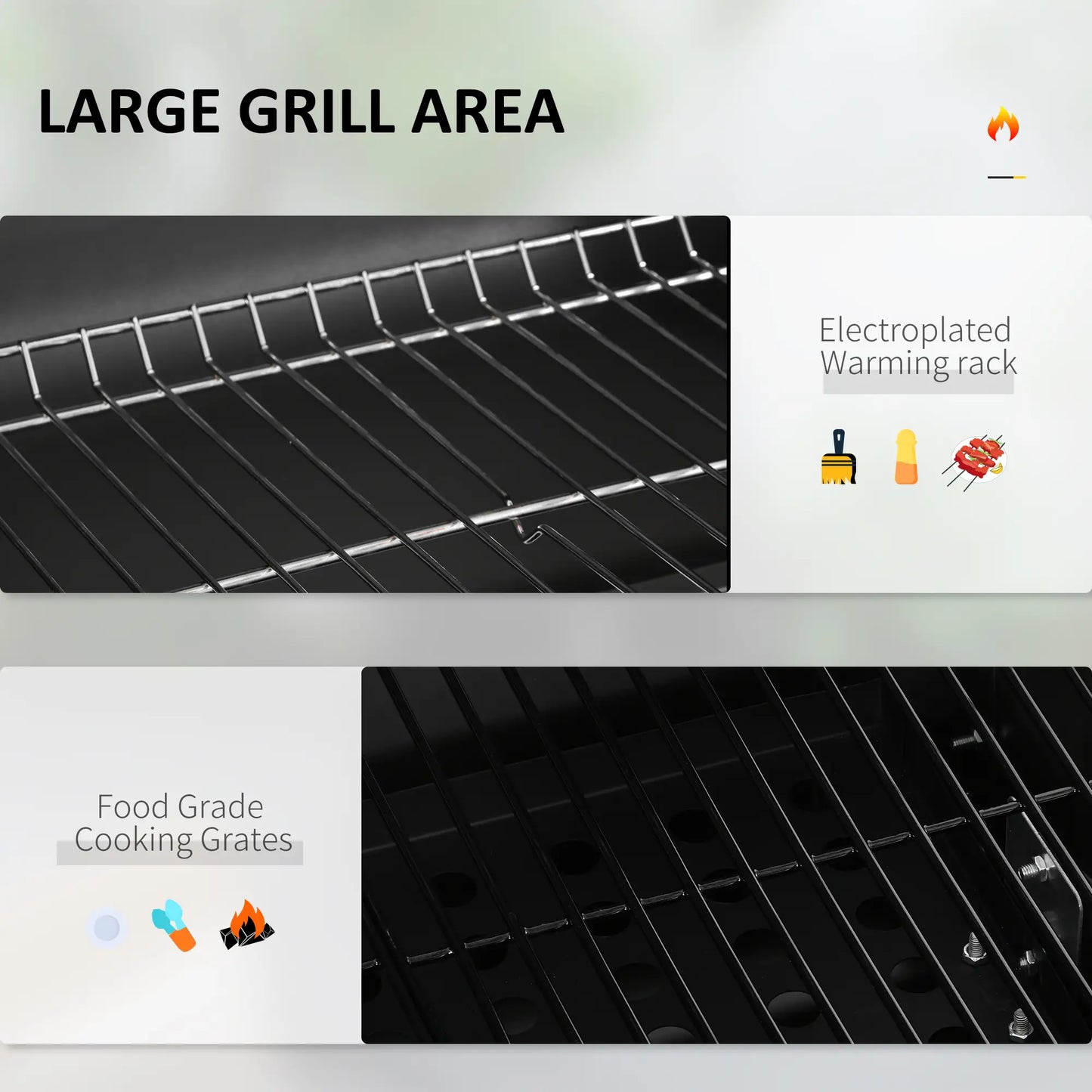 Portable Stainless Steel BBQ Trolley Grill With Wheels, Side Shelf Charcoal BBQ Grils at Gallery Canada