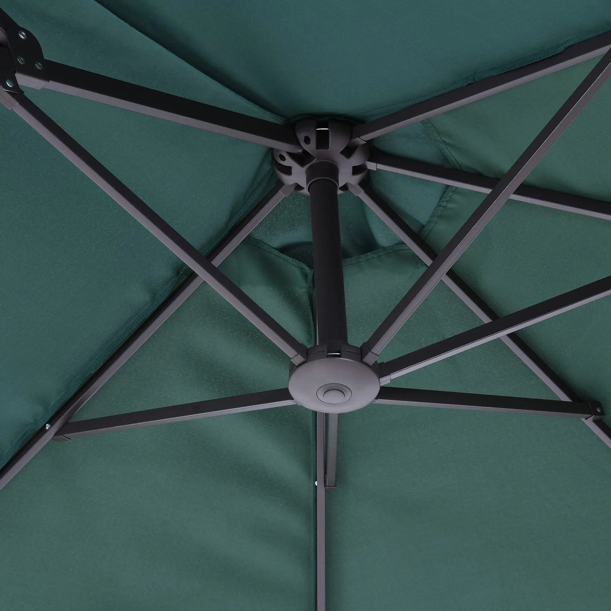 15ft Double-Sided Patio Umbrella, Dark Green Sun Umbrellas at Gallery Canada