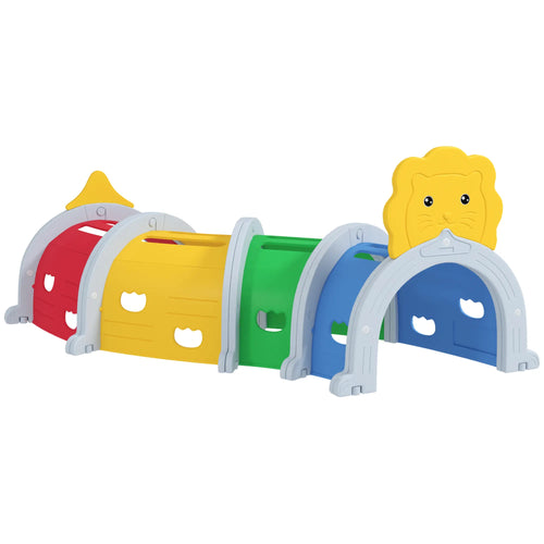 Lion Design Tunnel for Kids, 3-6 Years, Multicoloured