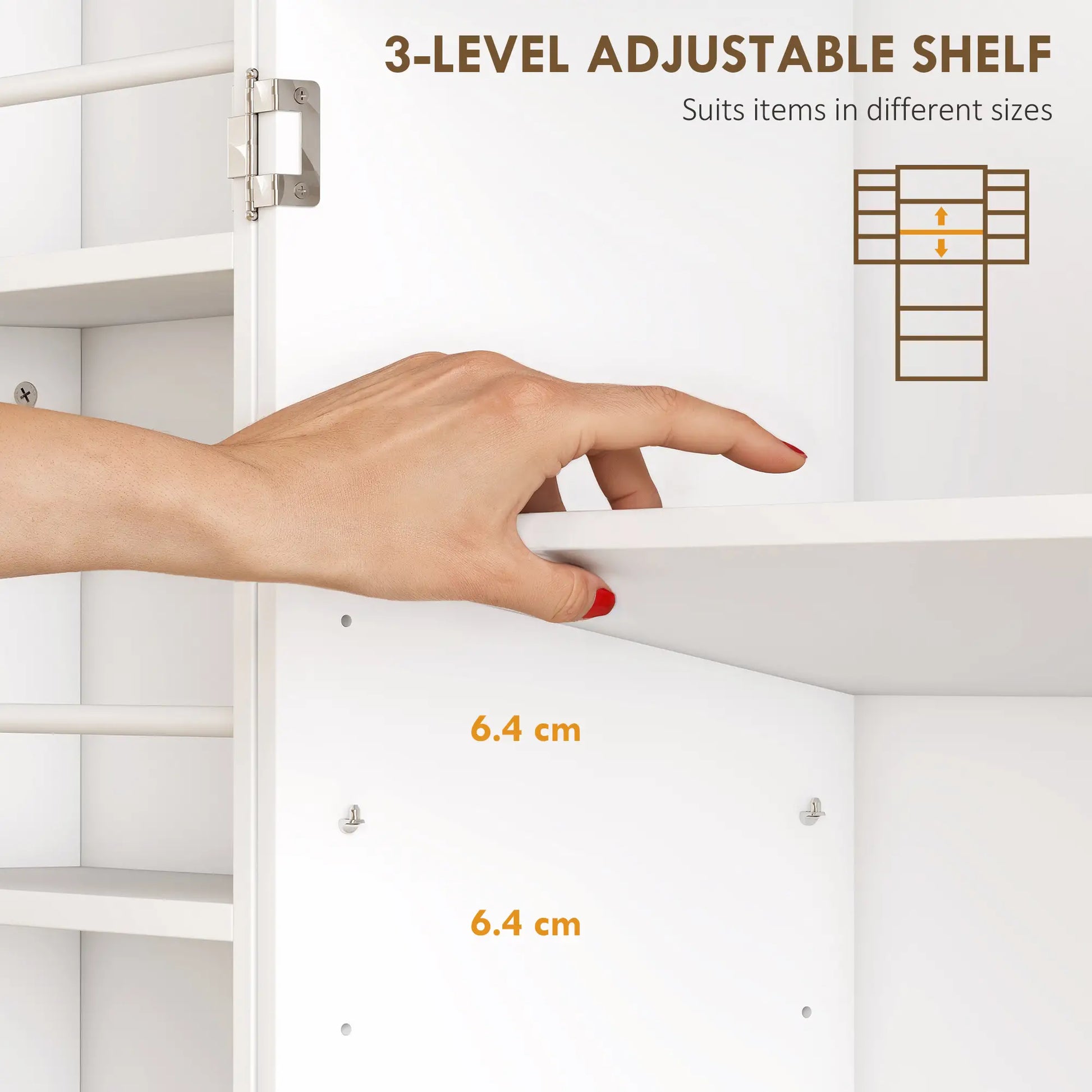 72 Inch Kitchen Pantry Cabinet, Farmhouse Storage with 4 Doors, Drawer, White Kitchen Pantry Cabinets at Gallery Canada