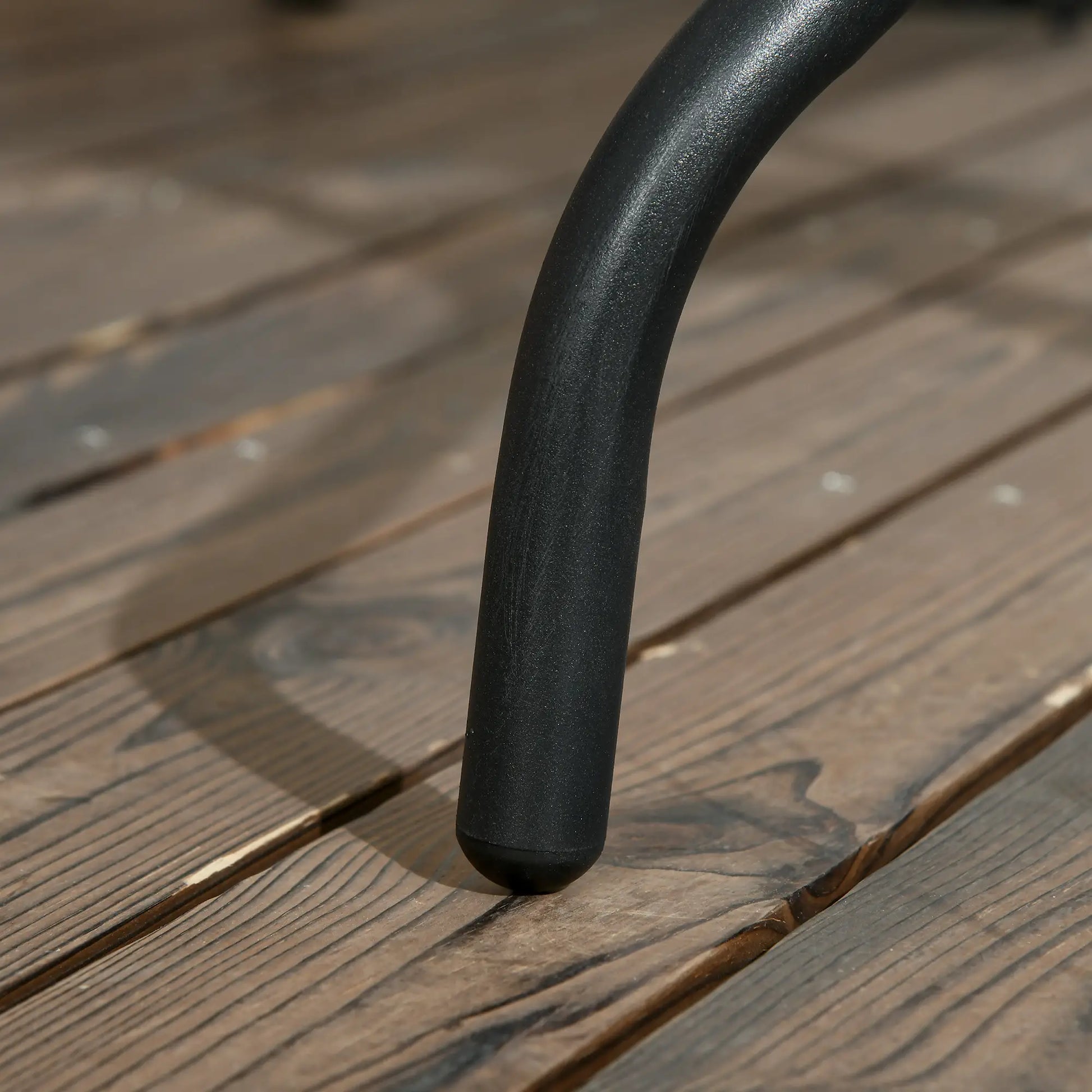 Square Patio Dining Table, Tempered Glass Top, Umbrella Hole, Black Patio Dinning Tables at Gallery Canada