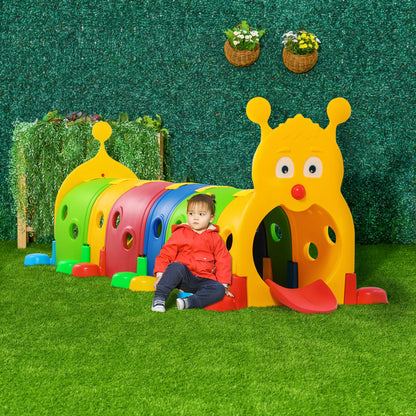 Caterpillar Tunnel for Kids, 3-6 Years, Multicoloured Children's Play Tunnels at Gallery Canada